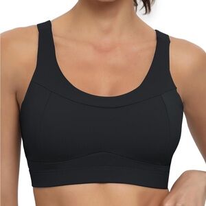 RUNNING GIRL High Impact Sports Bras For Women,Racerback Bra Workout Crop Tops